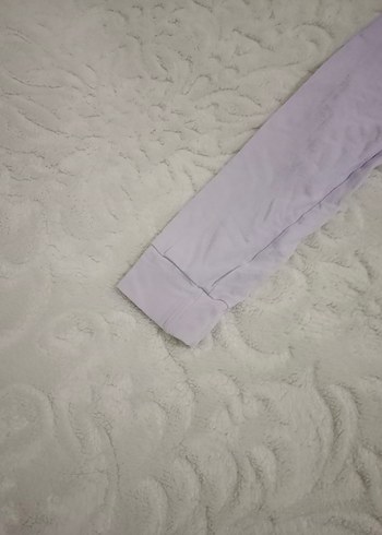 Mor Baskılı Uzun Kollu Kız Tişörtü - Görsel 5