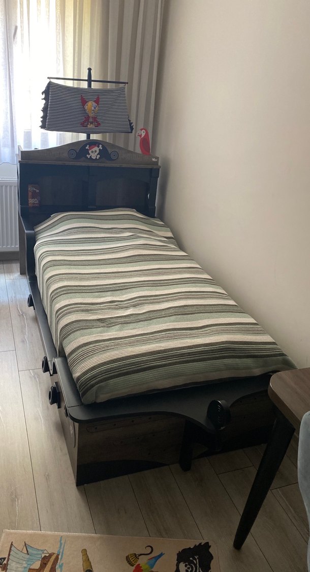 Korsan Temalı Kahverengi Çocuk Odası - Görsel 5