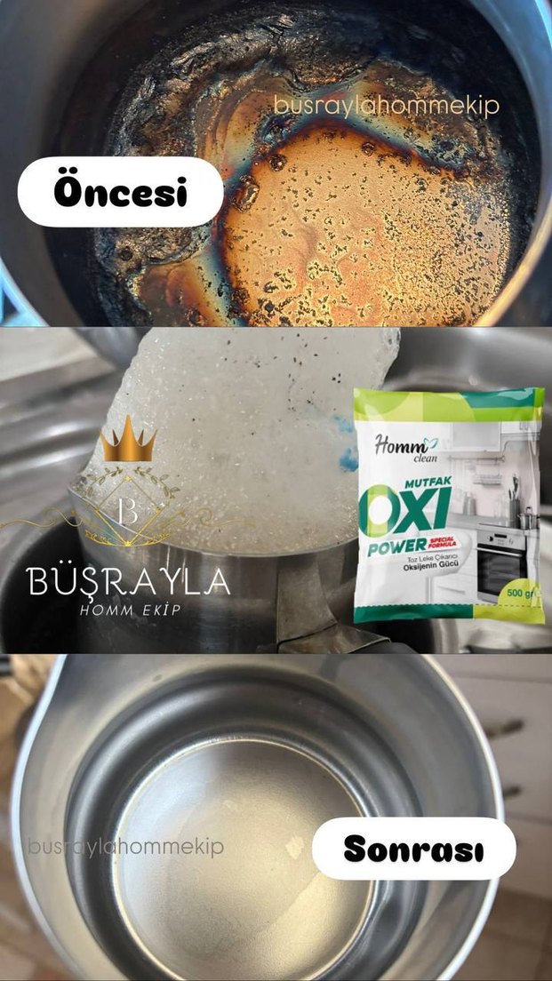 Homm Clean Mutfak Oxi Power Toz Temizleyici - Görsel 2