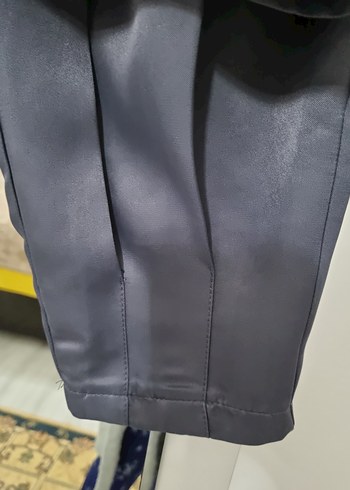 Gri pamuk saten ikili takım - Görsel 3