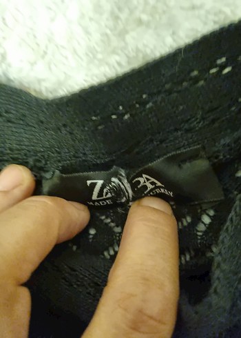 zara etiketi kesik triko bluz - Görsel 6