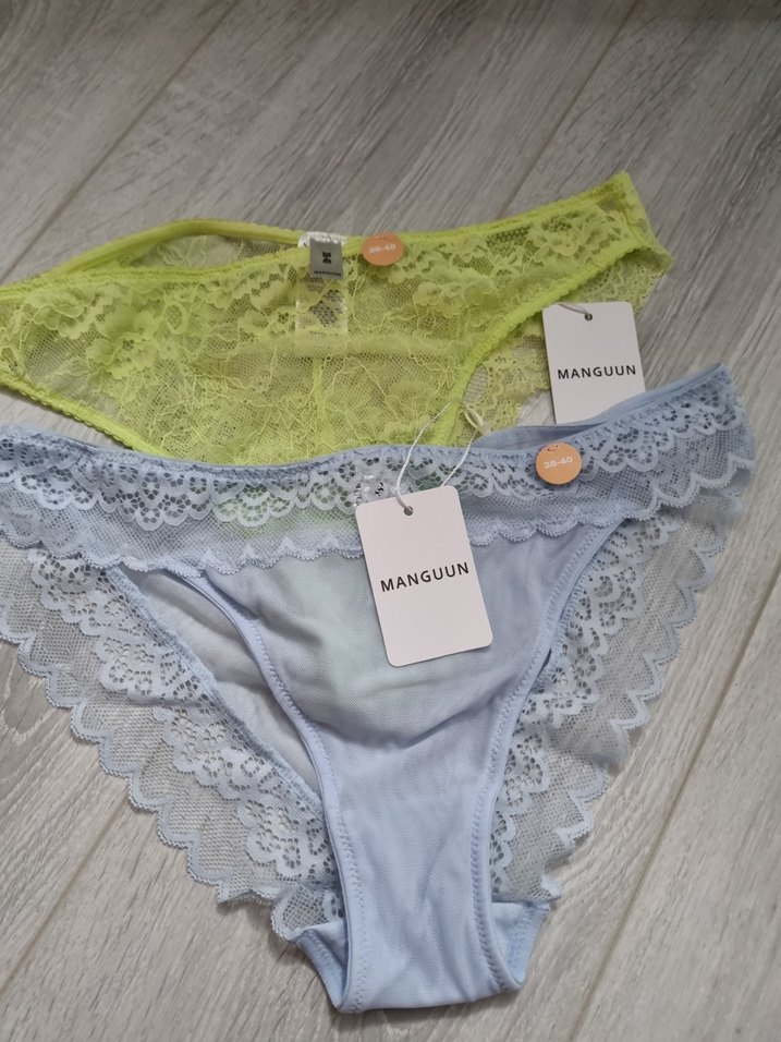 Manguun Kadın Mini Dantel Külot Seti - Görsel 2