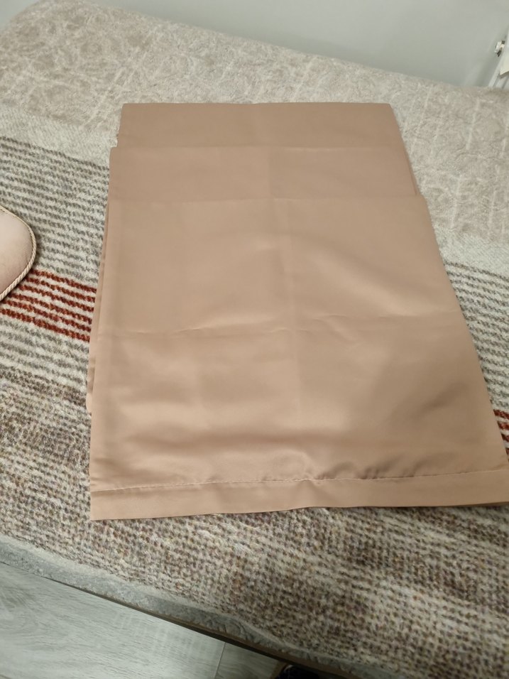 4 adet pudra pembesi pamuk saten Parlak Düz kirlent - Görsel 2