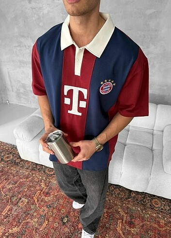 BAYERN MÜNİH 2 IPLİK OVERSİZE T-SHİRT 