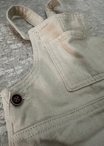 LC Waikiki Bej Erkek Çocuk Denim Salopet