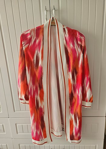 Kadın Çok Renkli Uzun Kimono