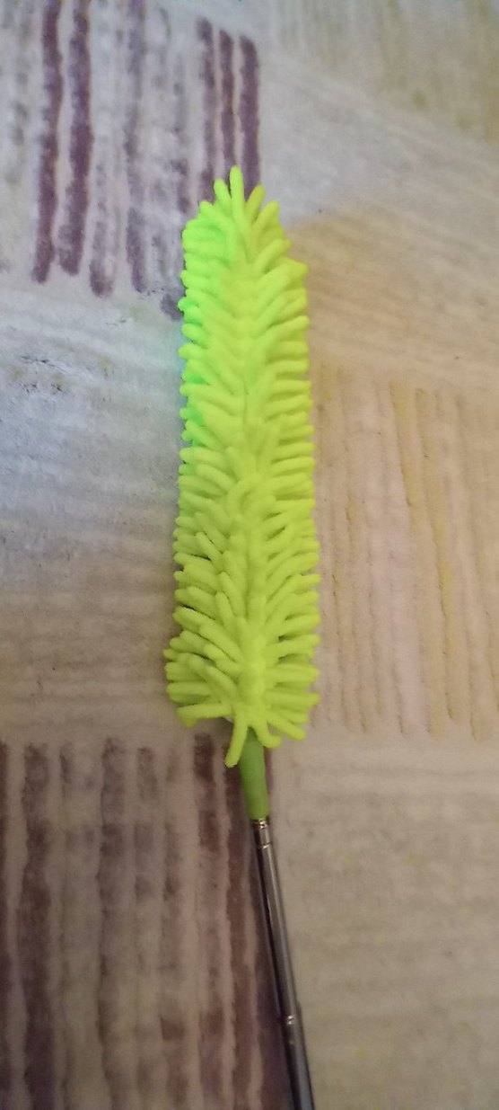 Yeşil Uzun Saplı Toz Temizleyici hic kullanılmadi.sapı uzuyor - Görsel 2