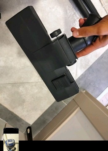 Mavi ve Gri Elektrikli Süpürge sulu süpürge - Görsel 4