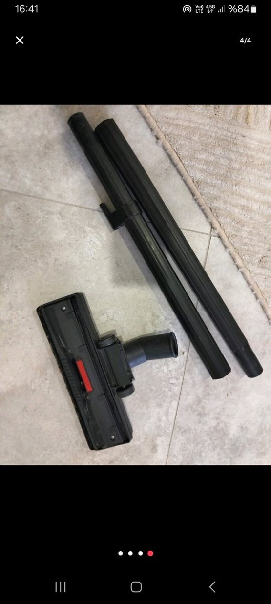 Mavi ve Gri Elektrikli Süpürge sulu süpürge - Görsel 2