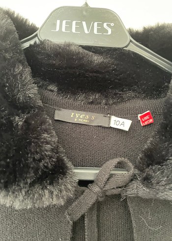 Siyah Kürklü Kız Bolero (Hırka) - Görsel 2