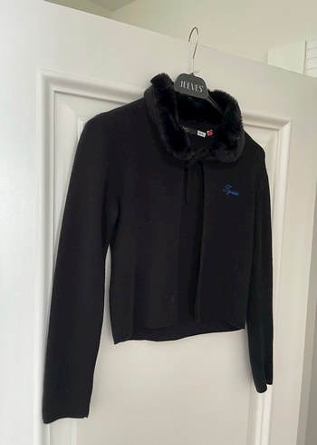 Siyah Kürklü Kız Bolero (Hırka) - Görsel 5
