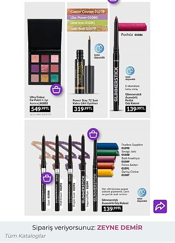 Avon ürünleri 