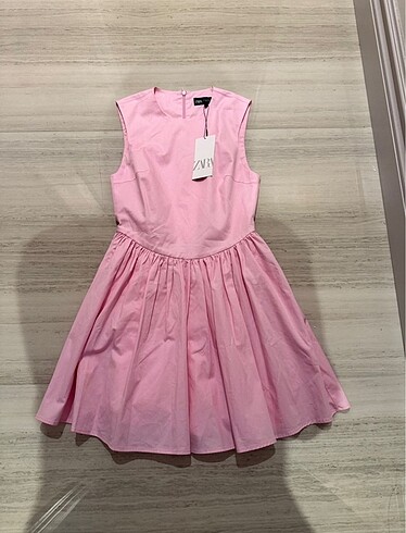 Zara Zara pembe kısa elbise