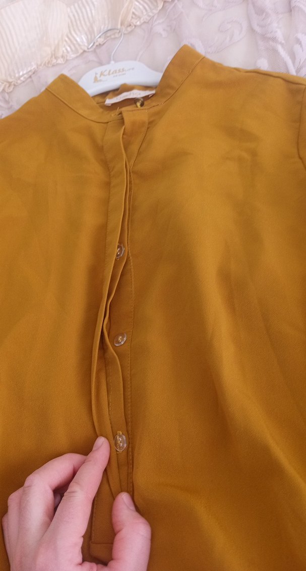 Camel Renkli Uzun Keten Bohem Tunik - Görsel 3