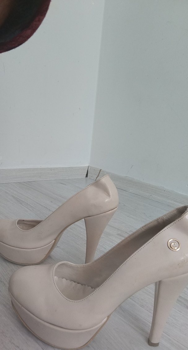 Bej Kadın Platform Topuklu - Görsel 2