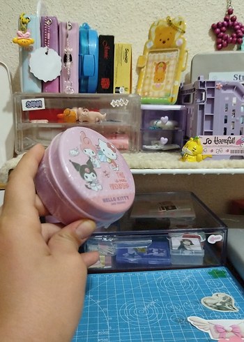 Hello Kitty ve Arkadaşları metal kutu (sıfır) - Görsel 2