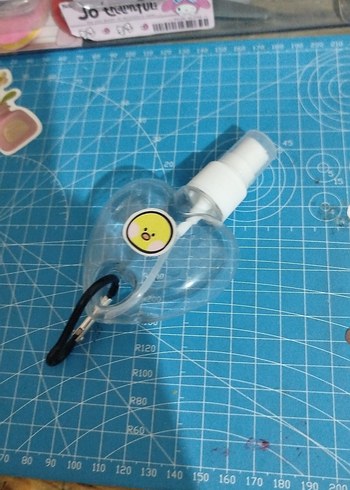 Mavi Kalp Şeklinde Taşınabilir Dezenfektan Spreyi - Görsel 3