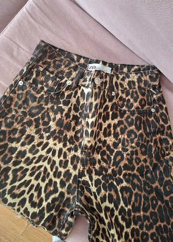 xs Beden Zara Leopar Palazzo