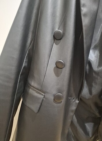 Koton Koton deri blazer ceket