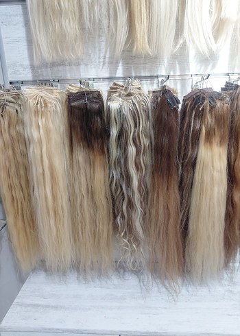 Bej Püsküllü Sentetik Kumaş Saç Aksesuarı - Görsel 5