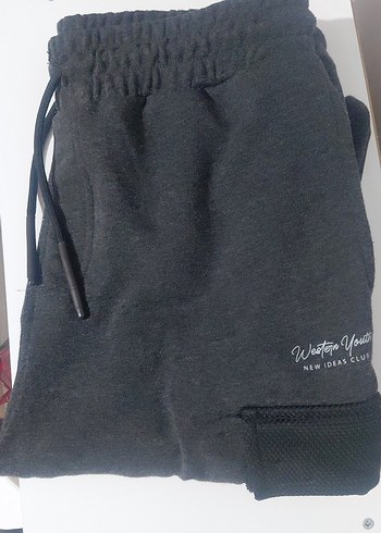 Gri Rahat Kesim Kadın Eşofman Altı - Görsel 2