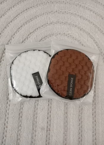 Kahverengi ve Beyaz Makyaj Süngeri - Görsel 5