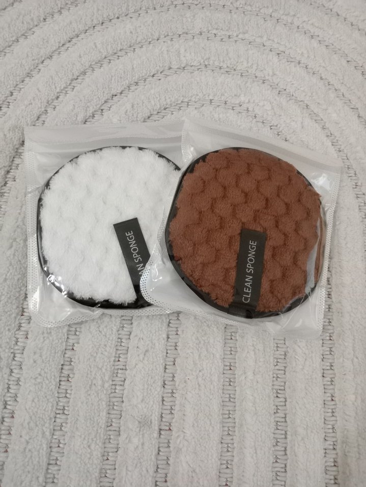 Kahverengi ve Beyaz Makyaj Süngeri - Görsel 3