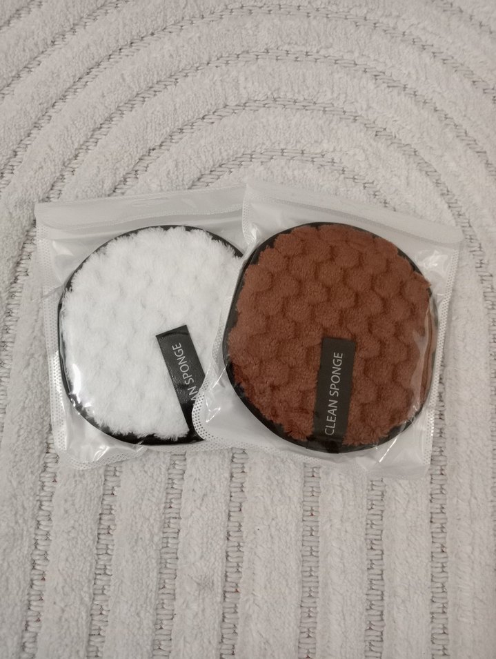 Kahverengi ve Beyaz Makyaj Süngeri - Görsel 5