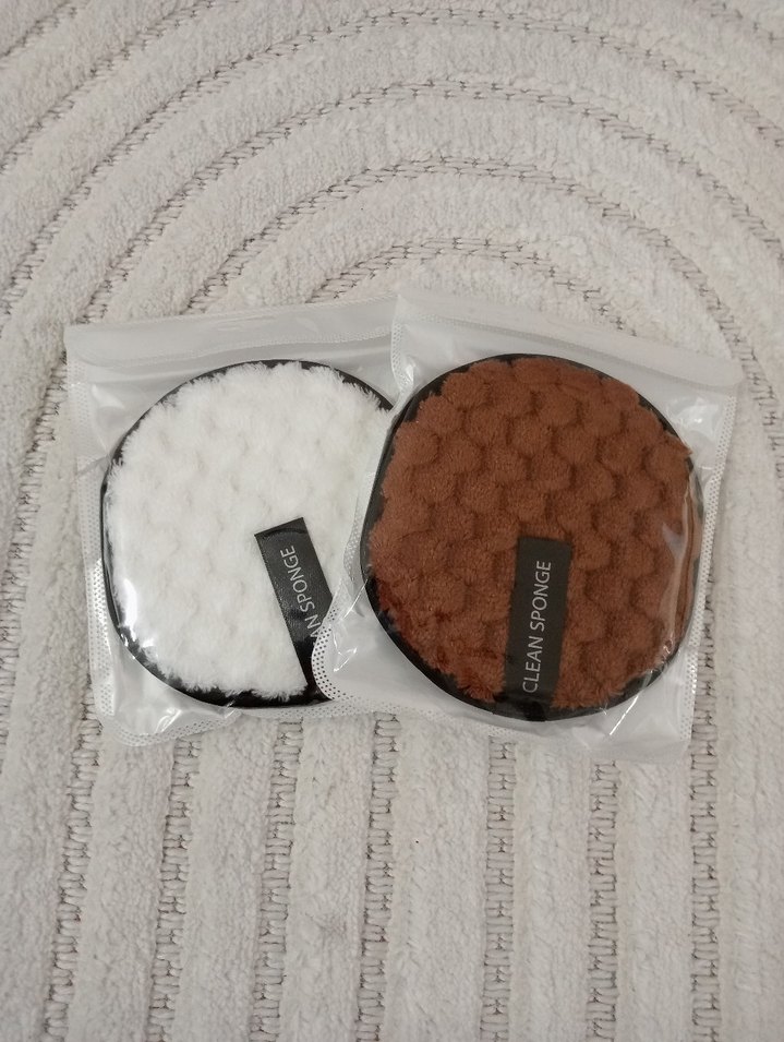 Kahverengi ve Beyaz Makyaj Süngeri - Görsel 4