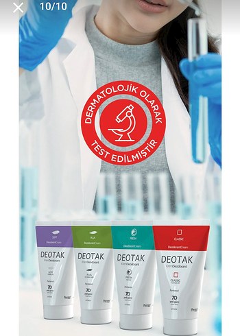 Deotak Krem Deodorant Unisex 7 Günlük Koruma - Görsel 6