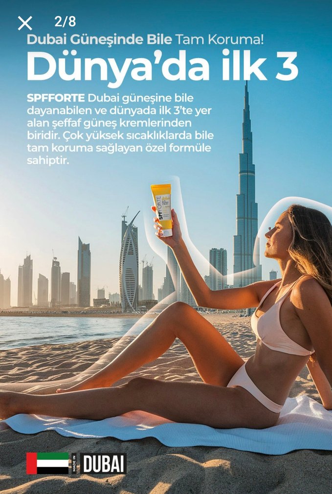 Dubai güneş kremi - Görsel 2