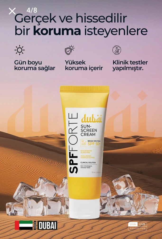 Dubai güneş kremi - Görsel 4