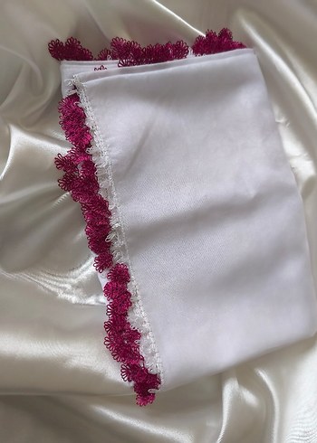 Dantelli Beyaz yazma - Görsel 3