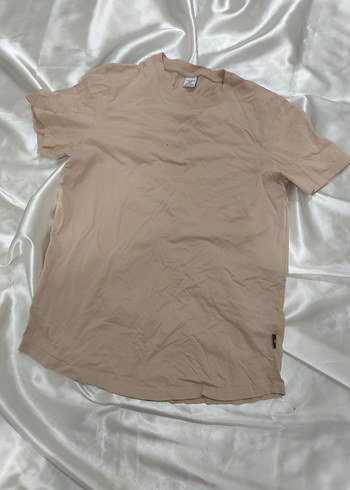 Bej Erkek Kısa Kollu Tişört - Görsel 7