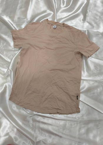 Bej Erkek Kısa Kollu Tişört - Görsel 2