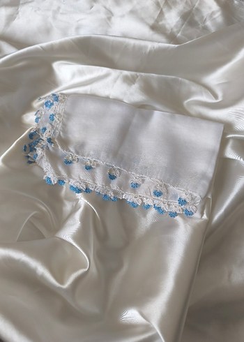 dantelli beyaz yazma - Görsel 8