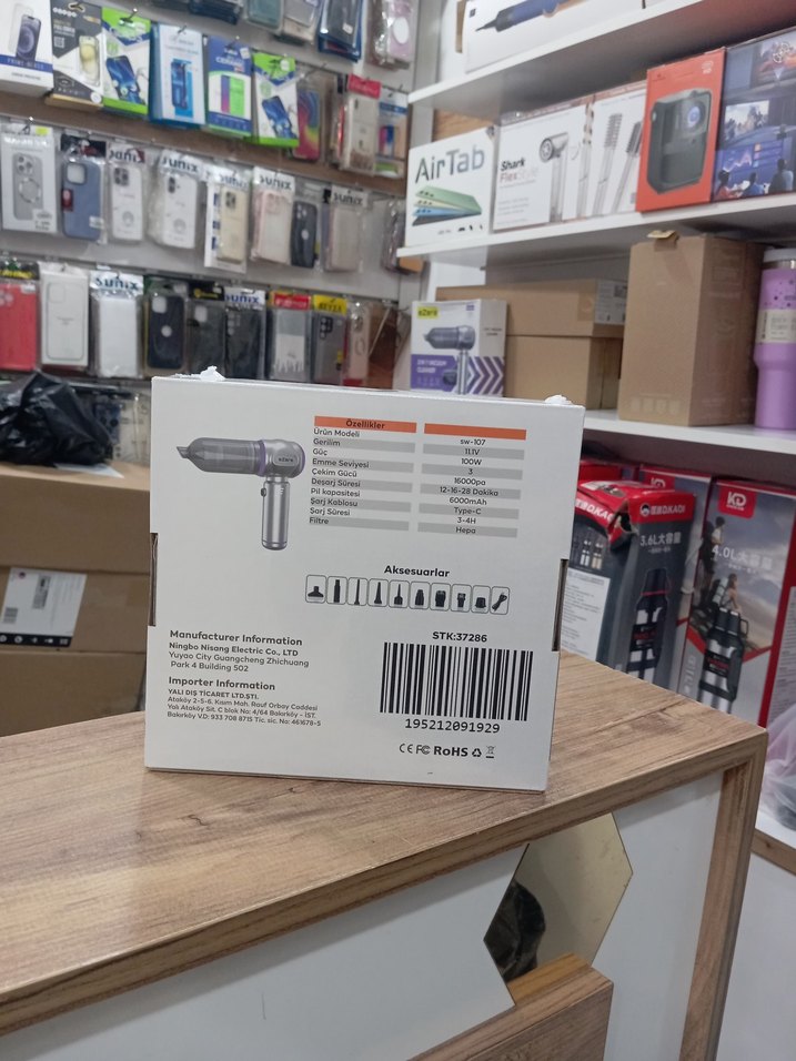 eZere 3'ü 1 Arada Mor Gri Elektrikli Süpürge - Görsel 2