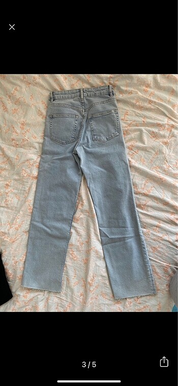 xs Beden H&M straight jean kot