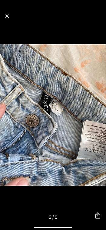xs Beden mavi Renk H&M straight jean kot
