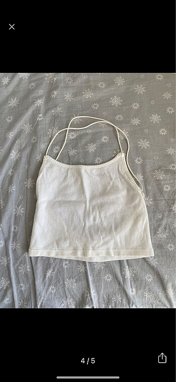 Stradivarius Stradivarius beyaz krem crop