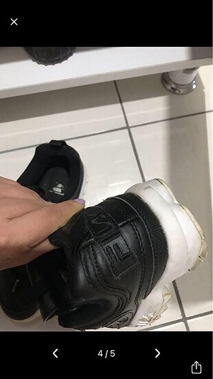 36 Beden siyah Renk fila ayakkabı