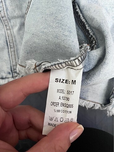 Diğer Crop jean (kot) ceket tertemiz