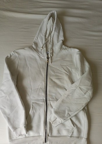 H&M Orijinal H&M Fermuarlı Kapüşonlu Sweatshirt