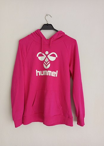 Hummel Pembe Kapüşonlu Kadın Sweatshirt