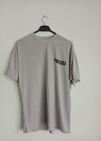 Polizei Baskılı T-shirt 