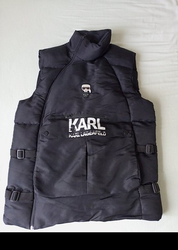 Karl Lagerfeld Siyah Erkek Yelek toplu satış
