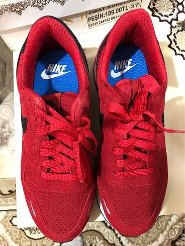 37 Beden kırmızı Renk Spor ayakkabı