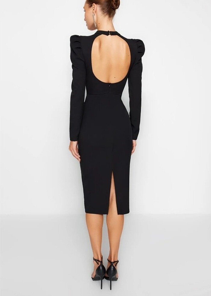 Abiye gece mezuniyet elbisesi - Görsel 3