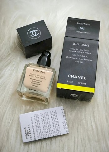 Chanel Sublimîne Sıvı Fondöten SPF 20 - 101 Exact Champagne