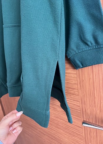 48 Beden Kadın Yeşil Oversize Sweatshirt